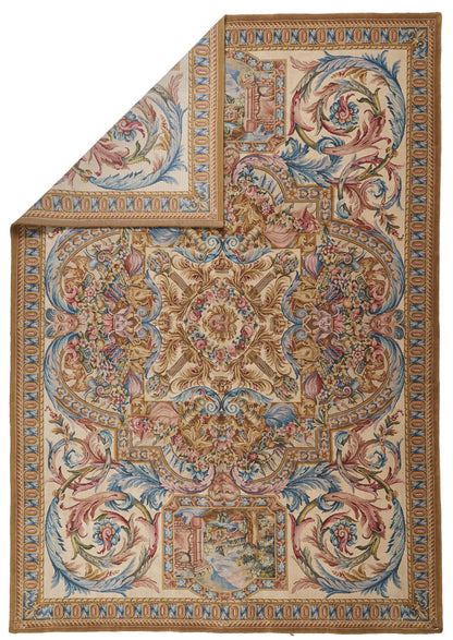 Hand Knotted Savonnerie Carpet 8026