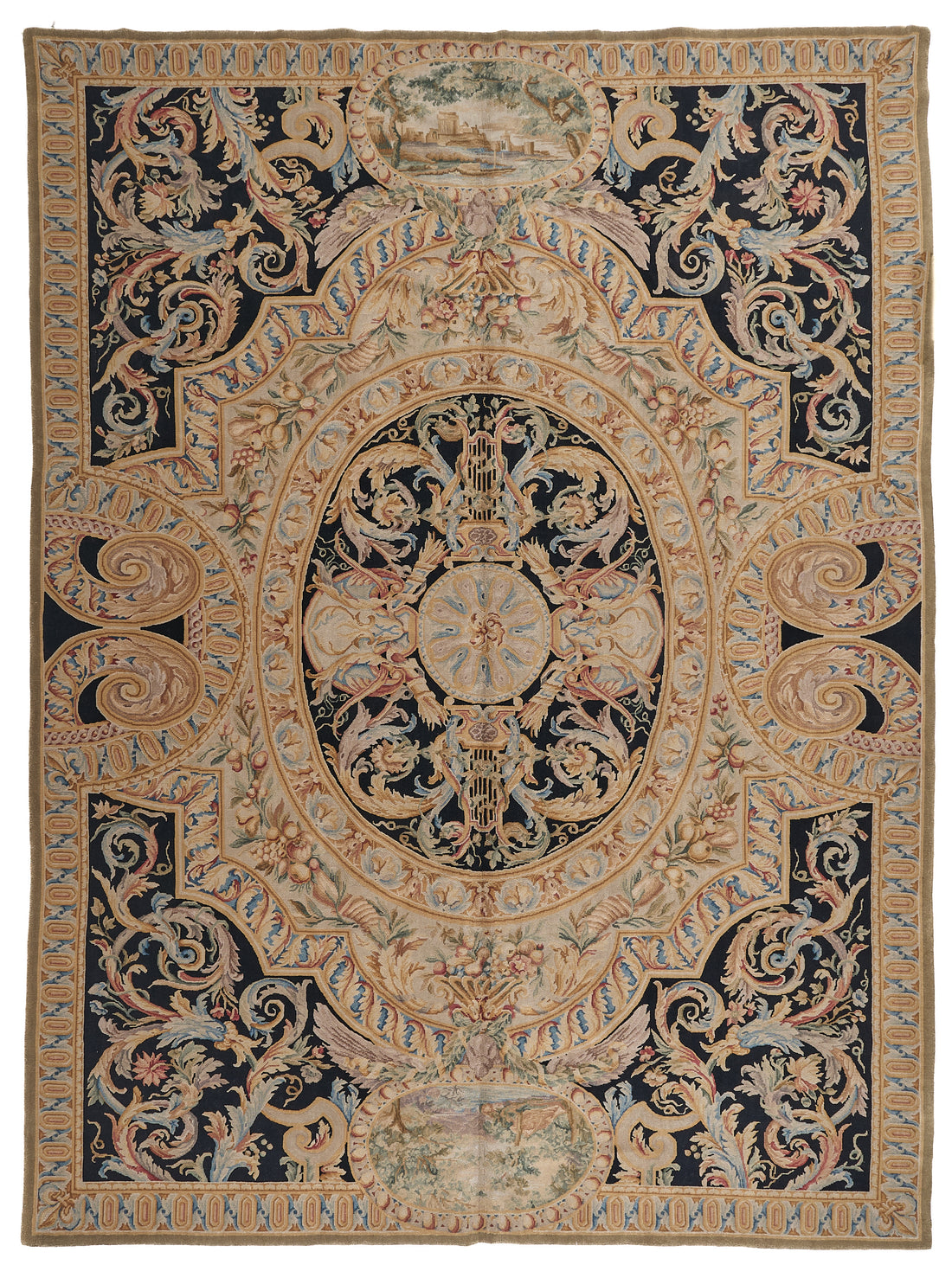 Hand Knotted Savonnerie Carpet 8027