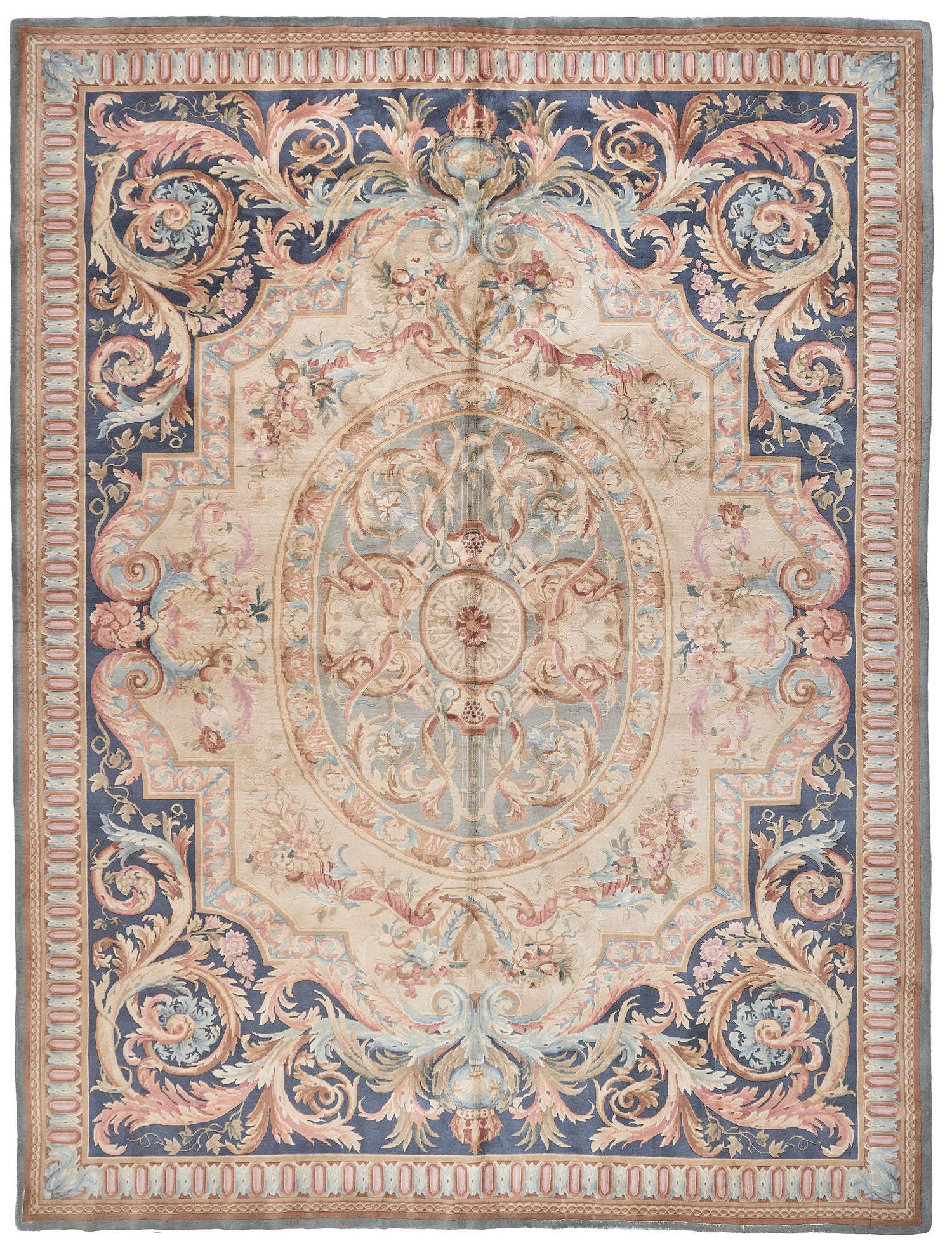 8029 Hand Knotted Savonnerie Carpet