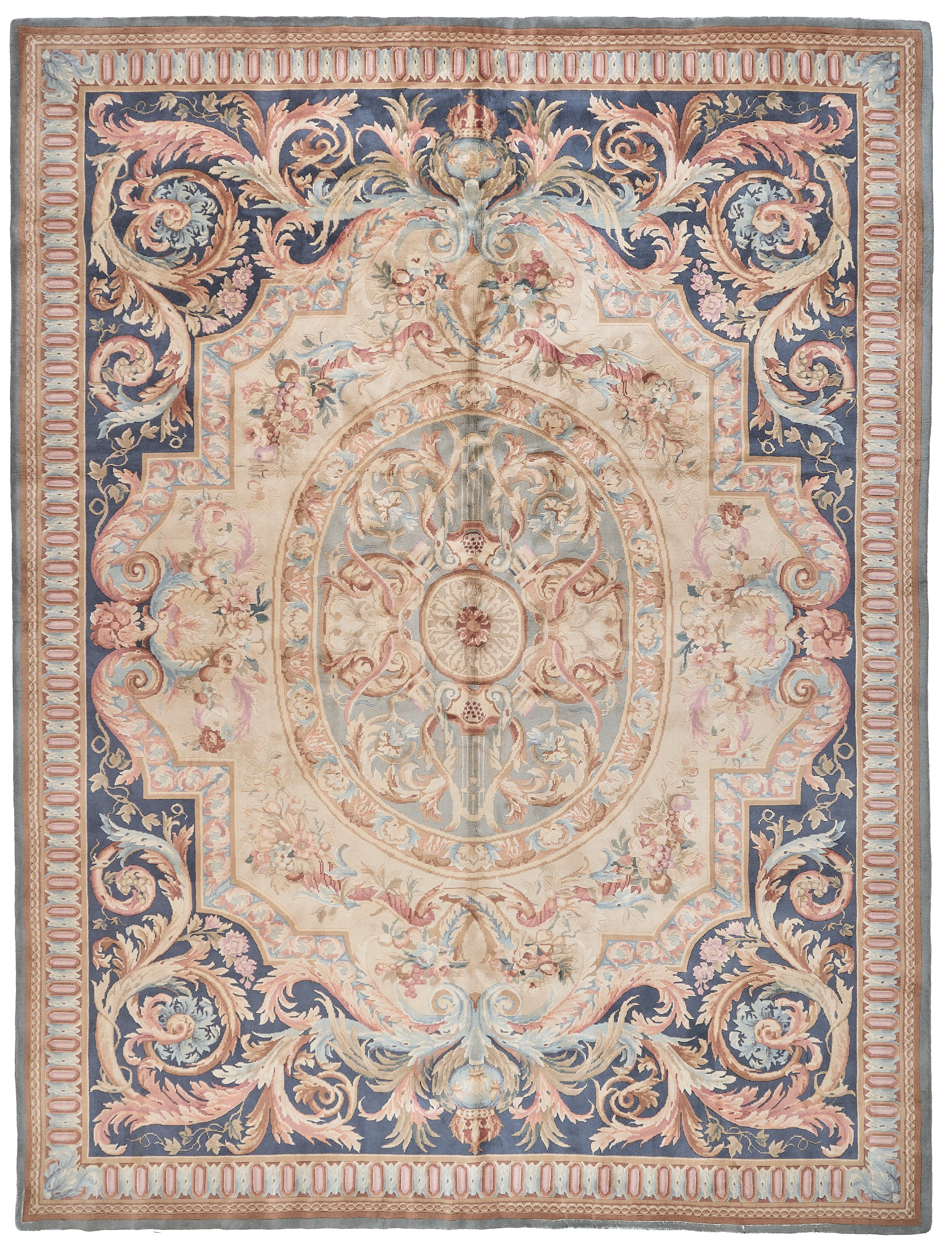 8029 Hand Knotted Savonnerie Carpet