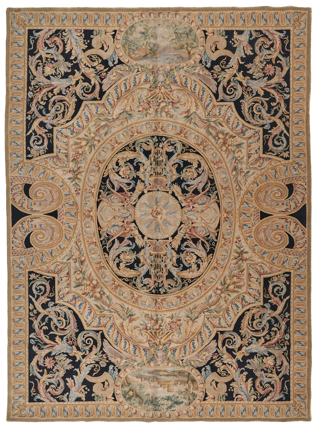 Hand Knotted Savonnerie Carpet 8031
