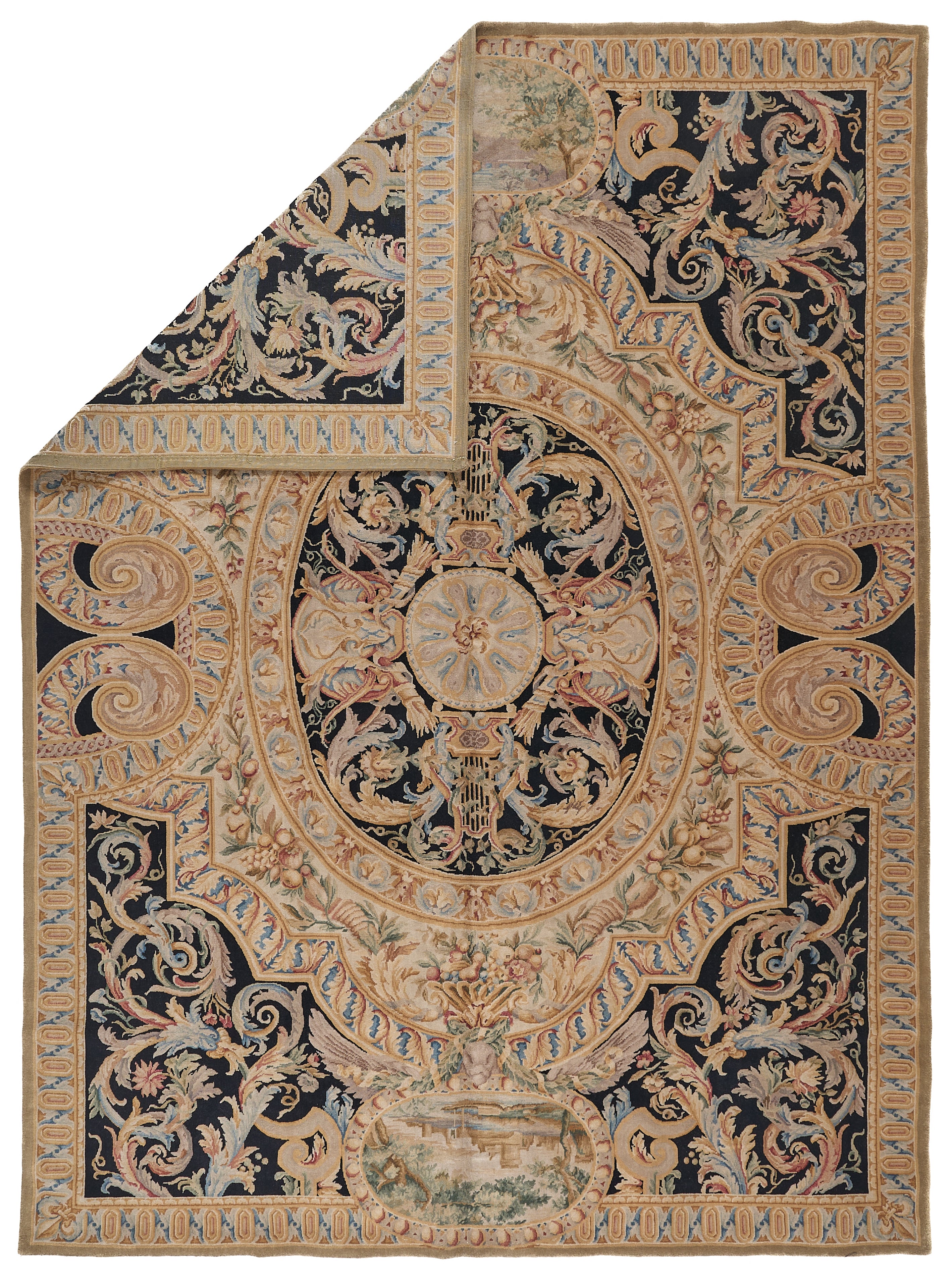 8031 Hand Knotted Savonnerie Carpet