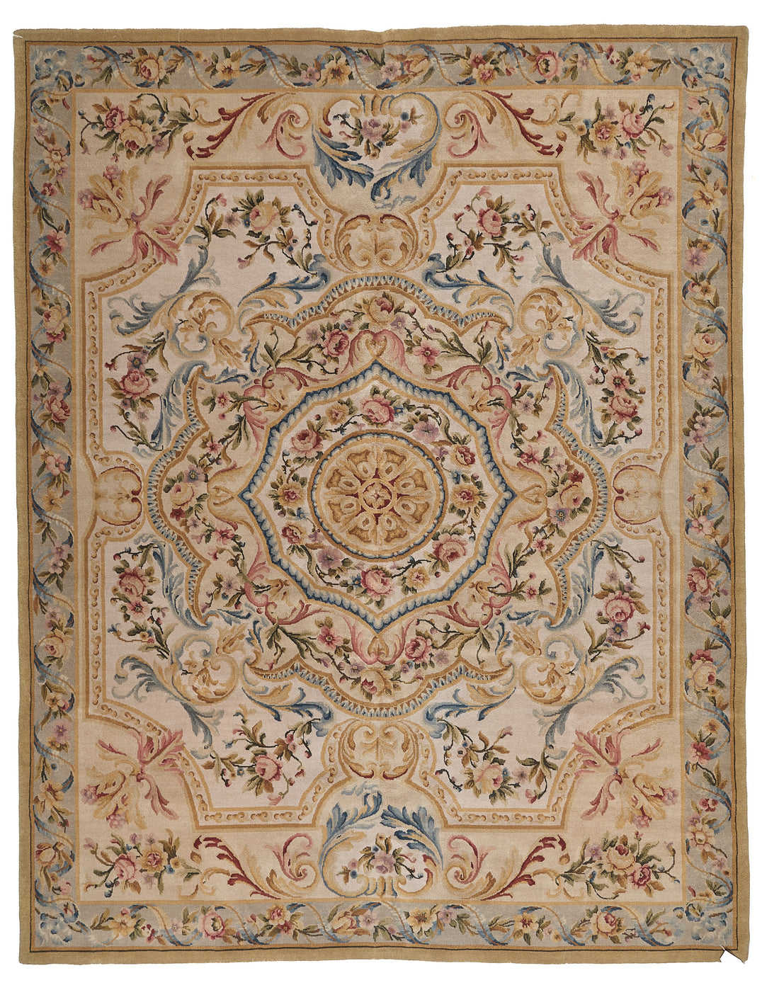 Hand Knotted Savonnerie Carpet 8033