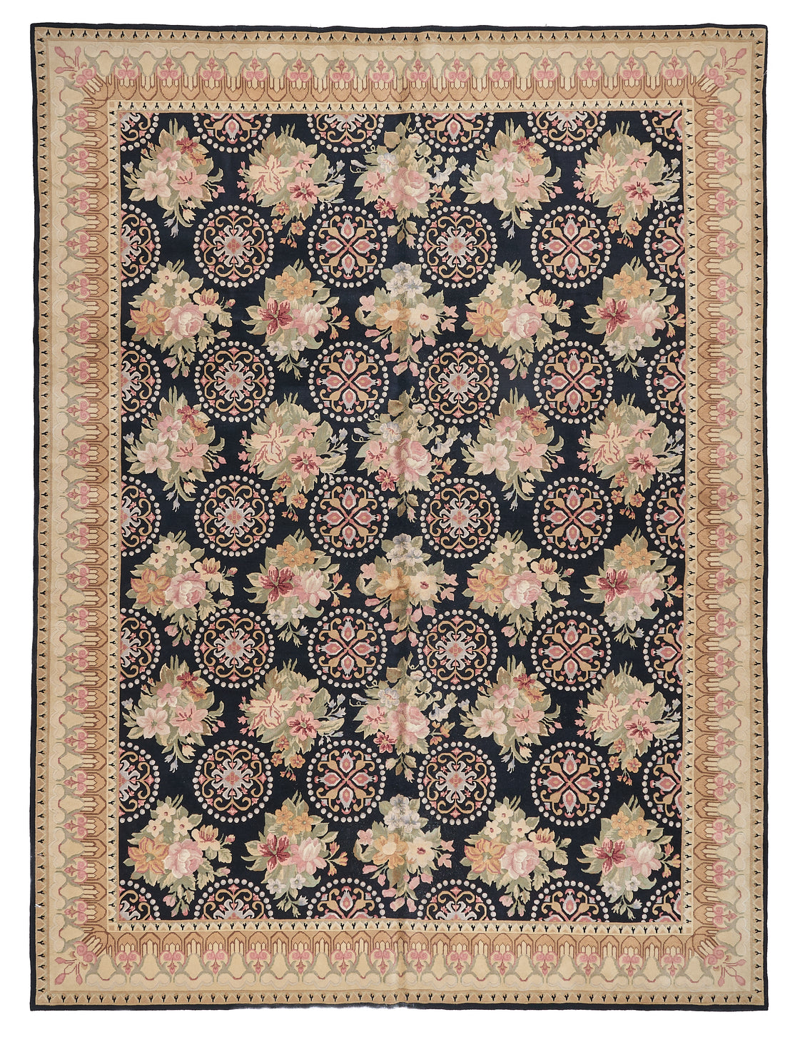 Hand Knotted Savonnerie Carpet 8034