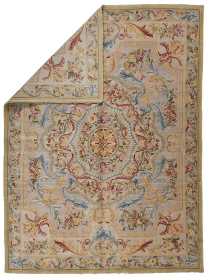 Hand Knotted Savonnerie Carpet 8035