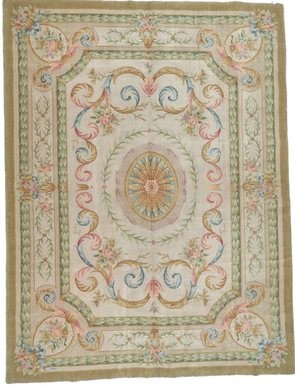 Hand Knotted Savonnerie Carpet 8036