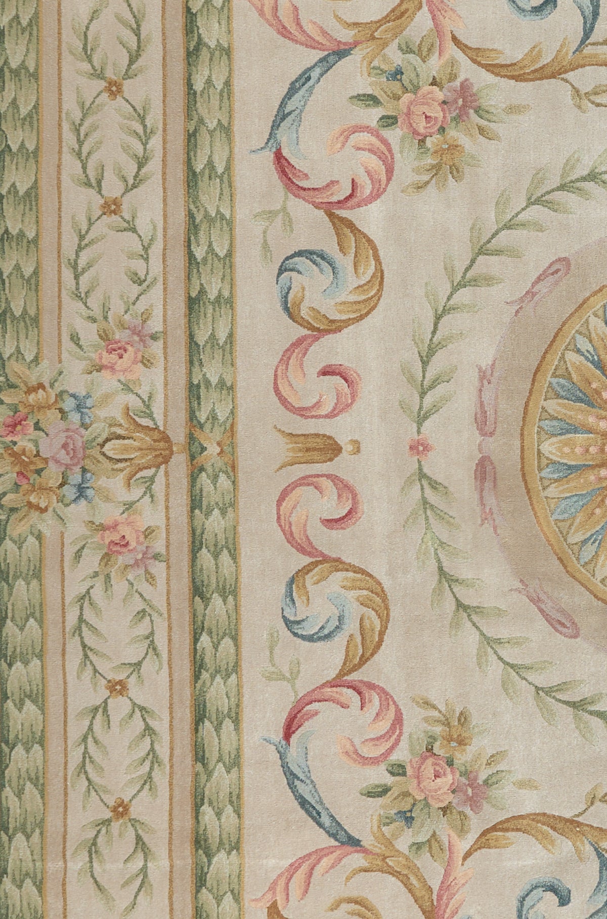 Hand Knotted Savonnerie Carpet 8036