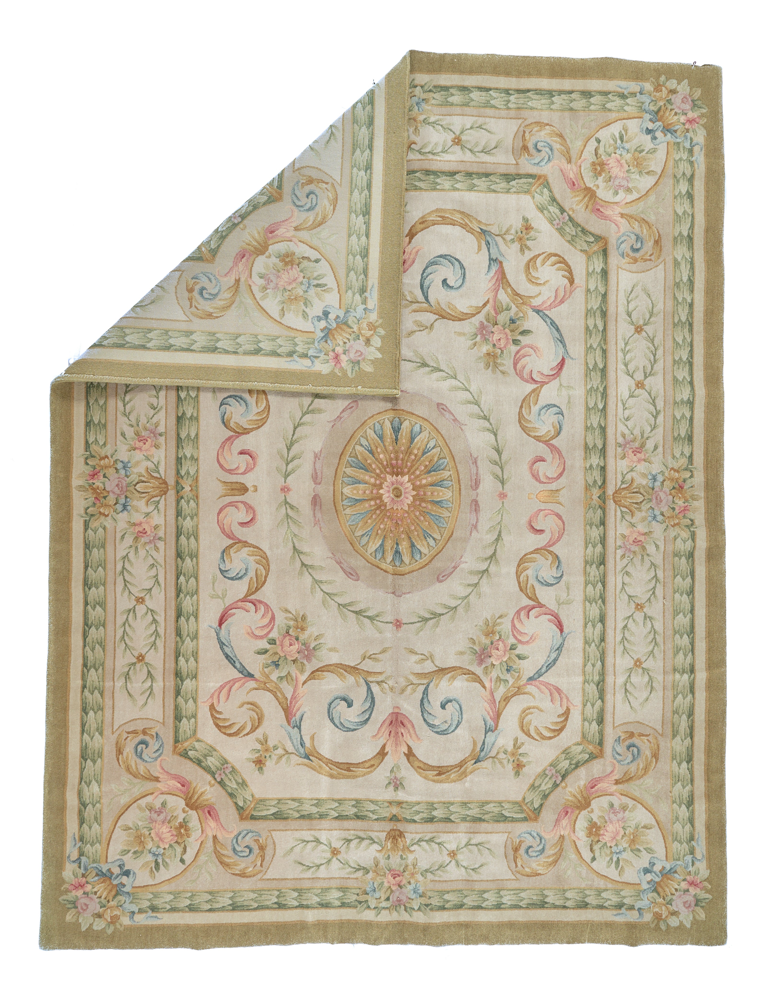 Hand Knotted Savonnerie Carpet 8036