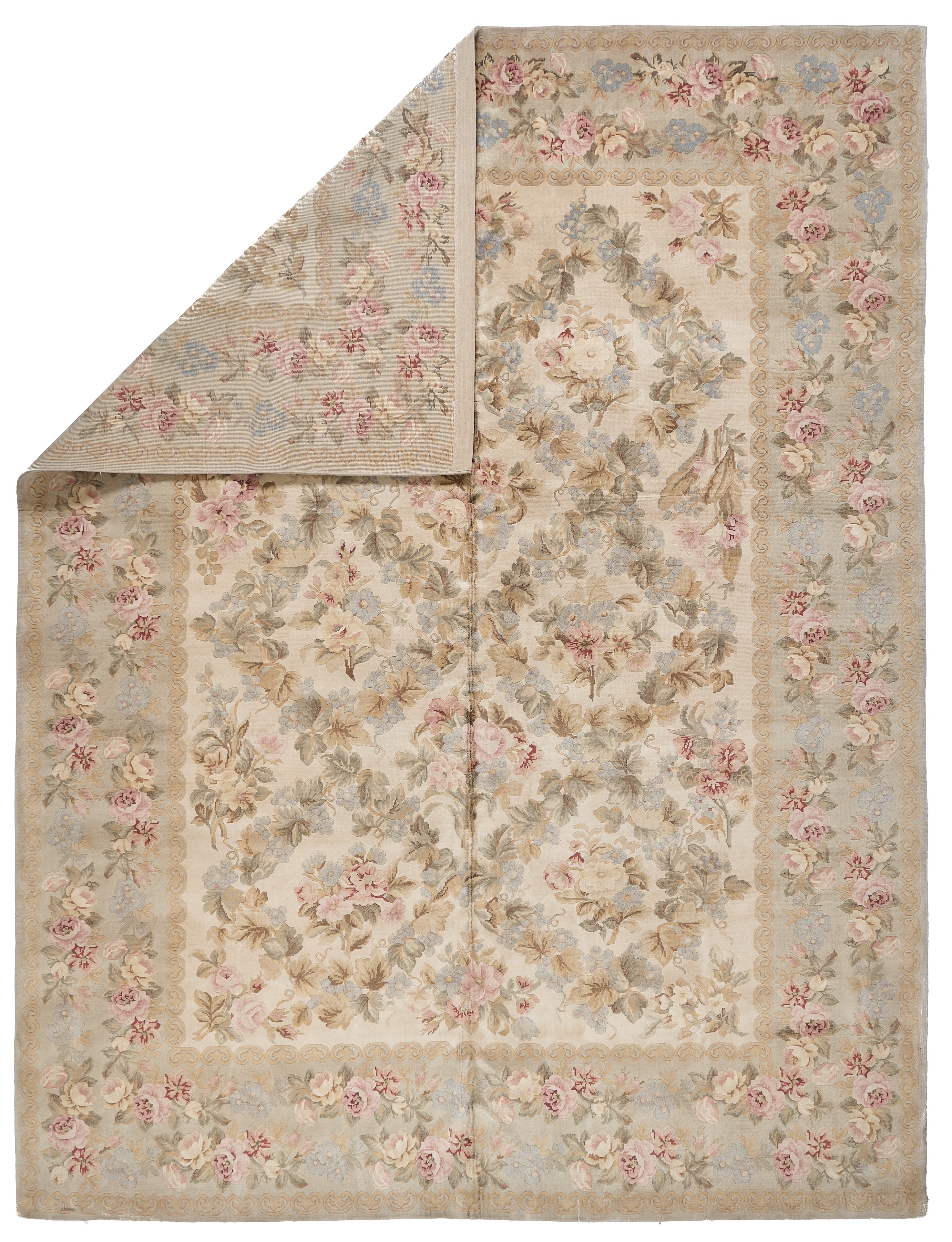 Hand Knotted Savonnerie Carpet 8039