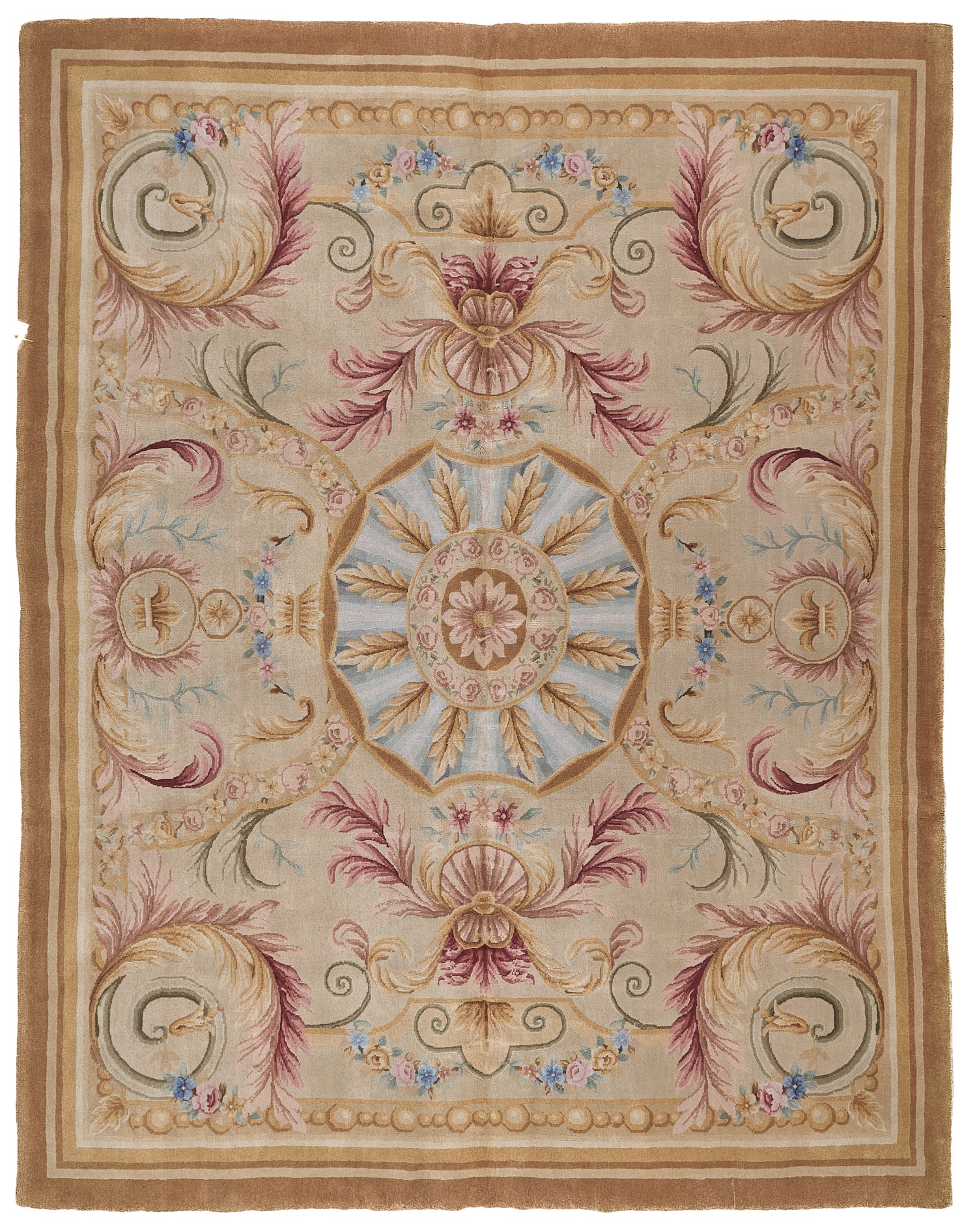 Hand Knotted Savonnerie Carpet 8044