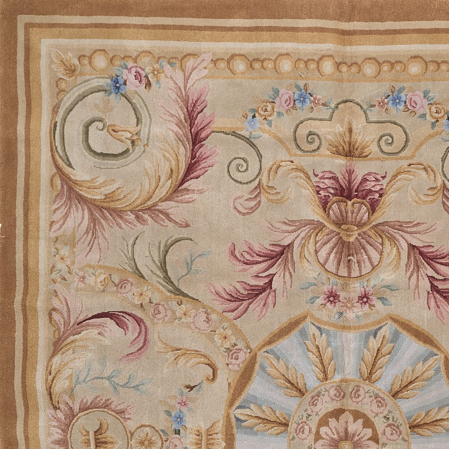 Hand Knotted Savonnerie Carpet 8044