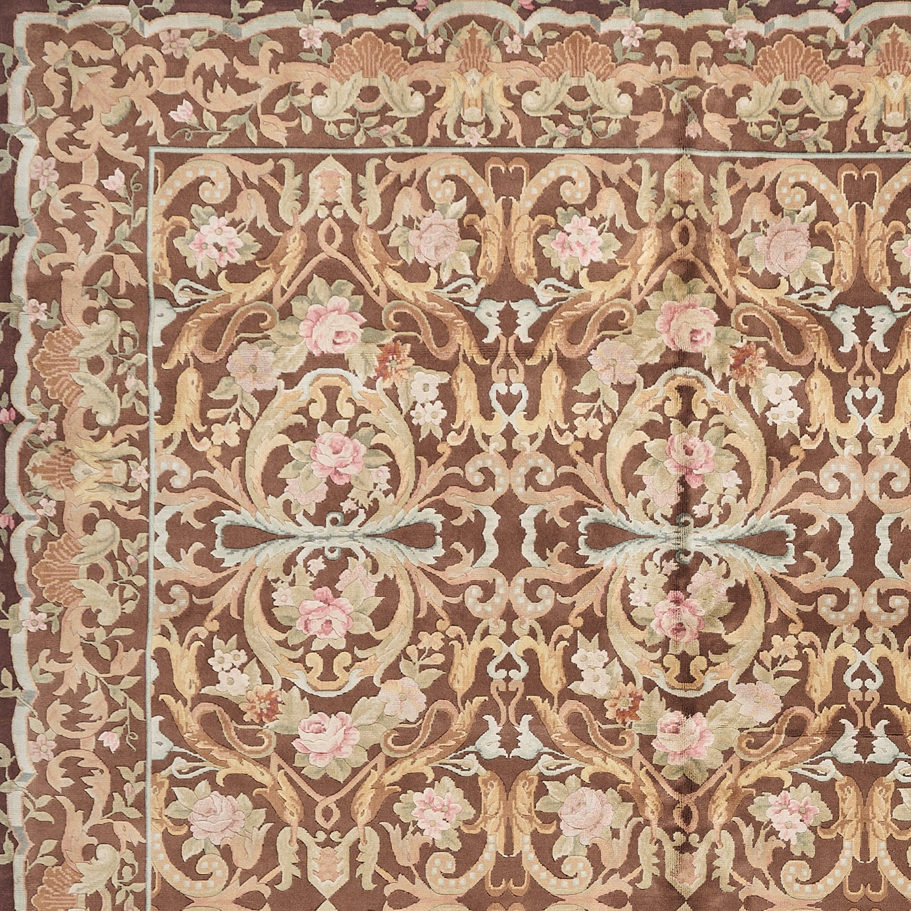 Hand Knotted Savonnerie Carpet 8045