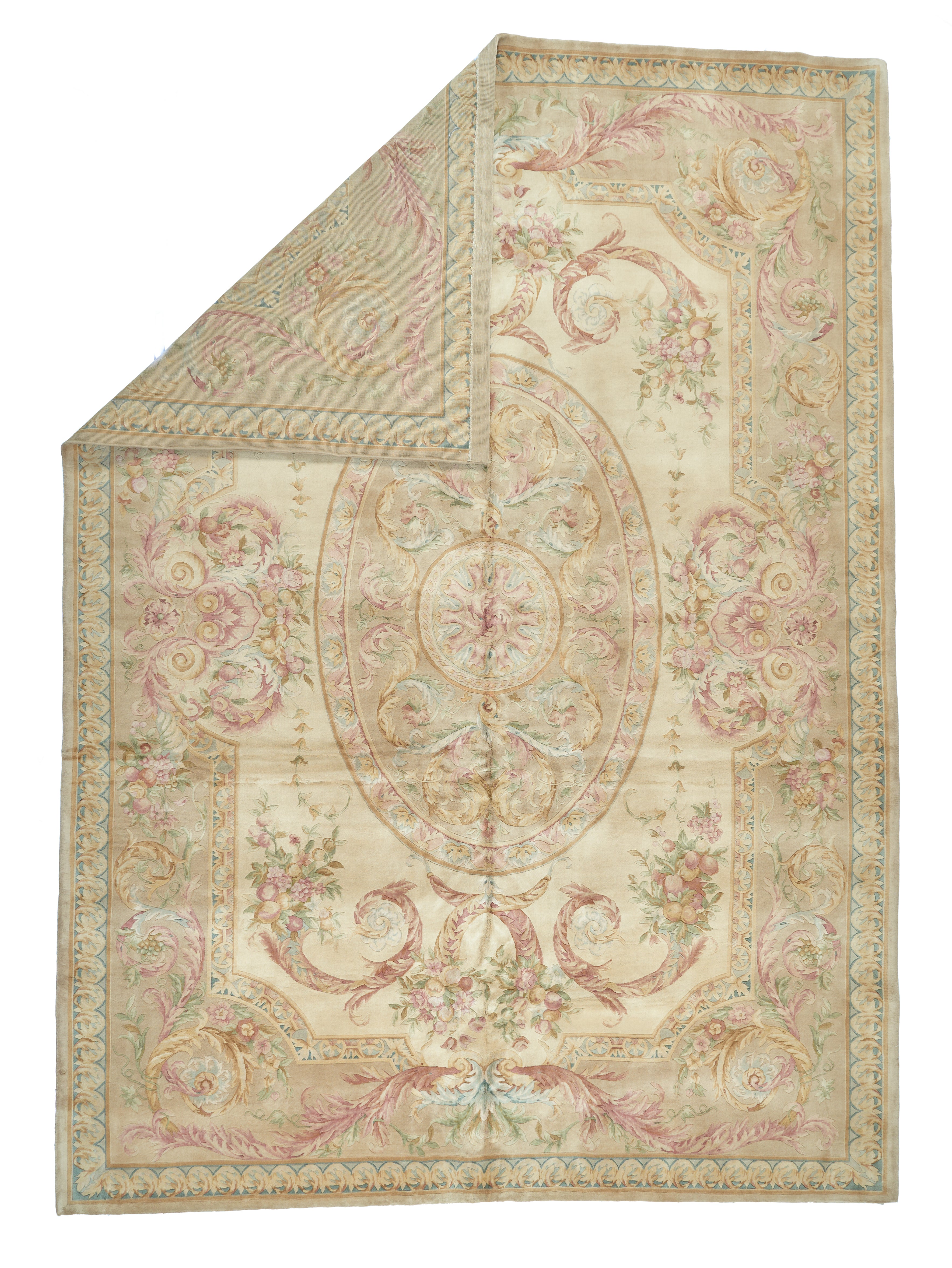 Hand Knotted Savonnerie Carpet 8048