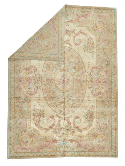 Hand Knotted Savonnerie Carpet 8048