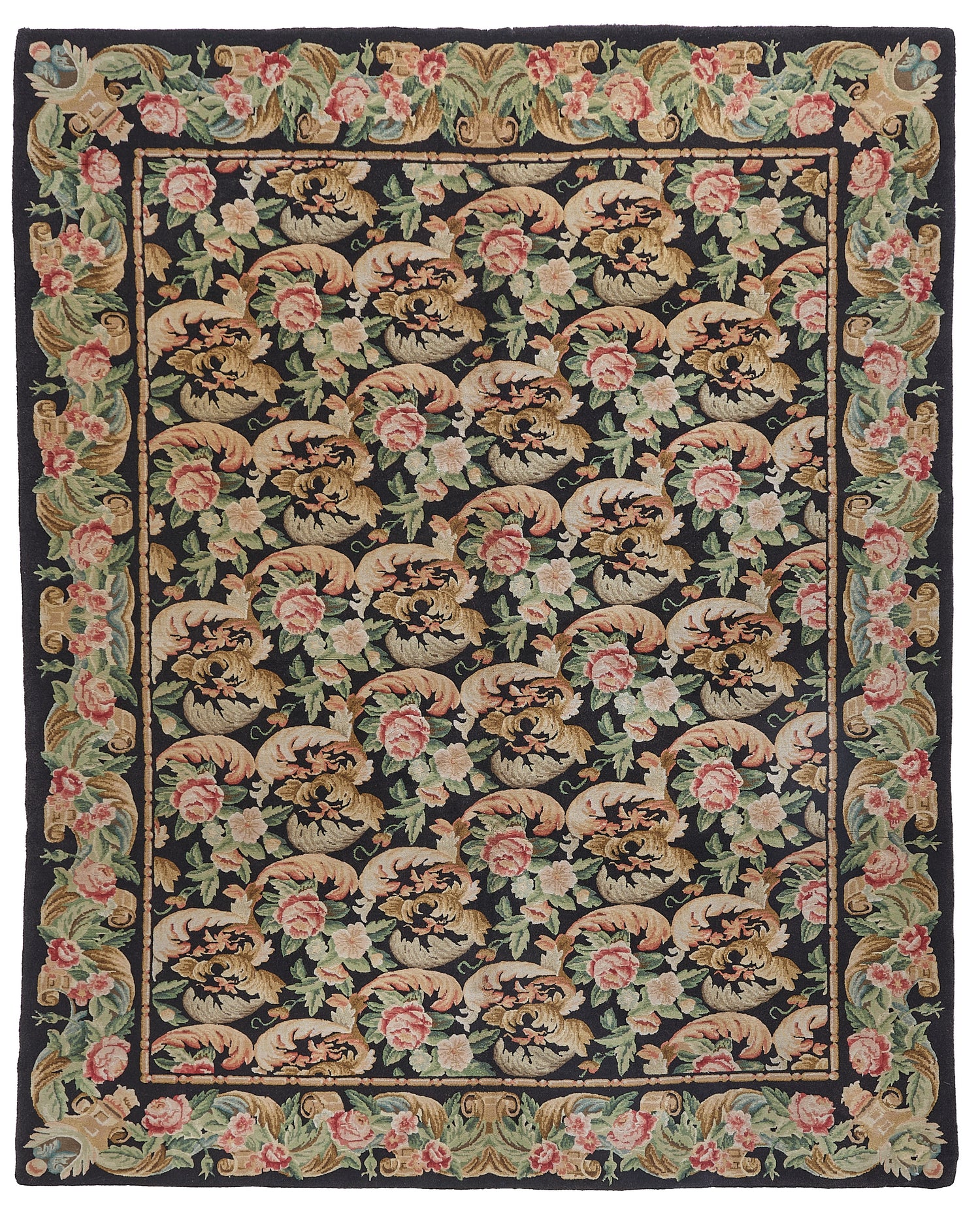 Hand Knotted Savonnerie Carpet 8049