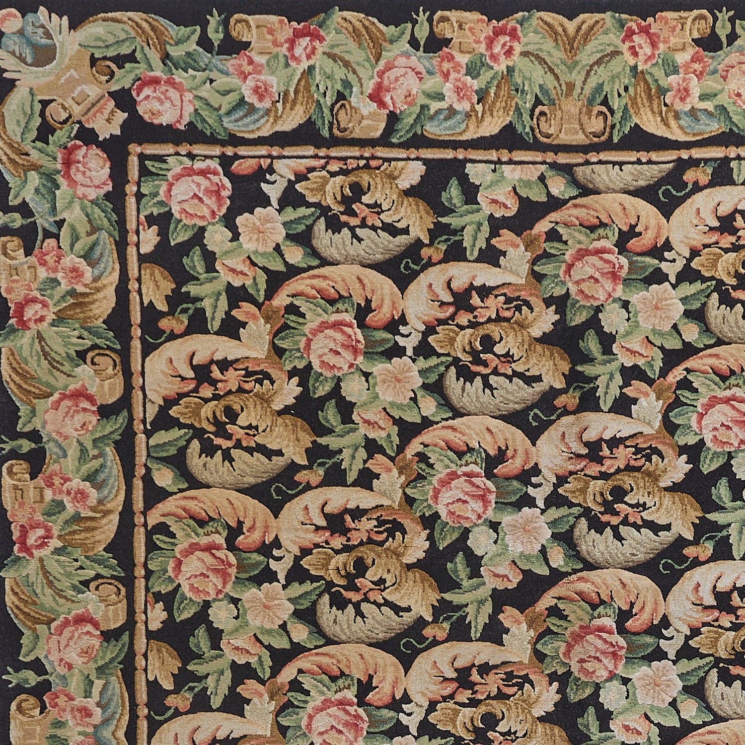Hand Knotted Savonnerie Carpet 8049