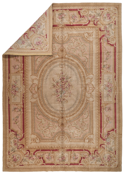 Hand Knotted Savonnerie Carpet 8050