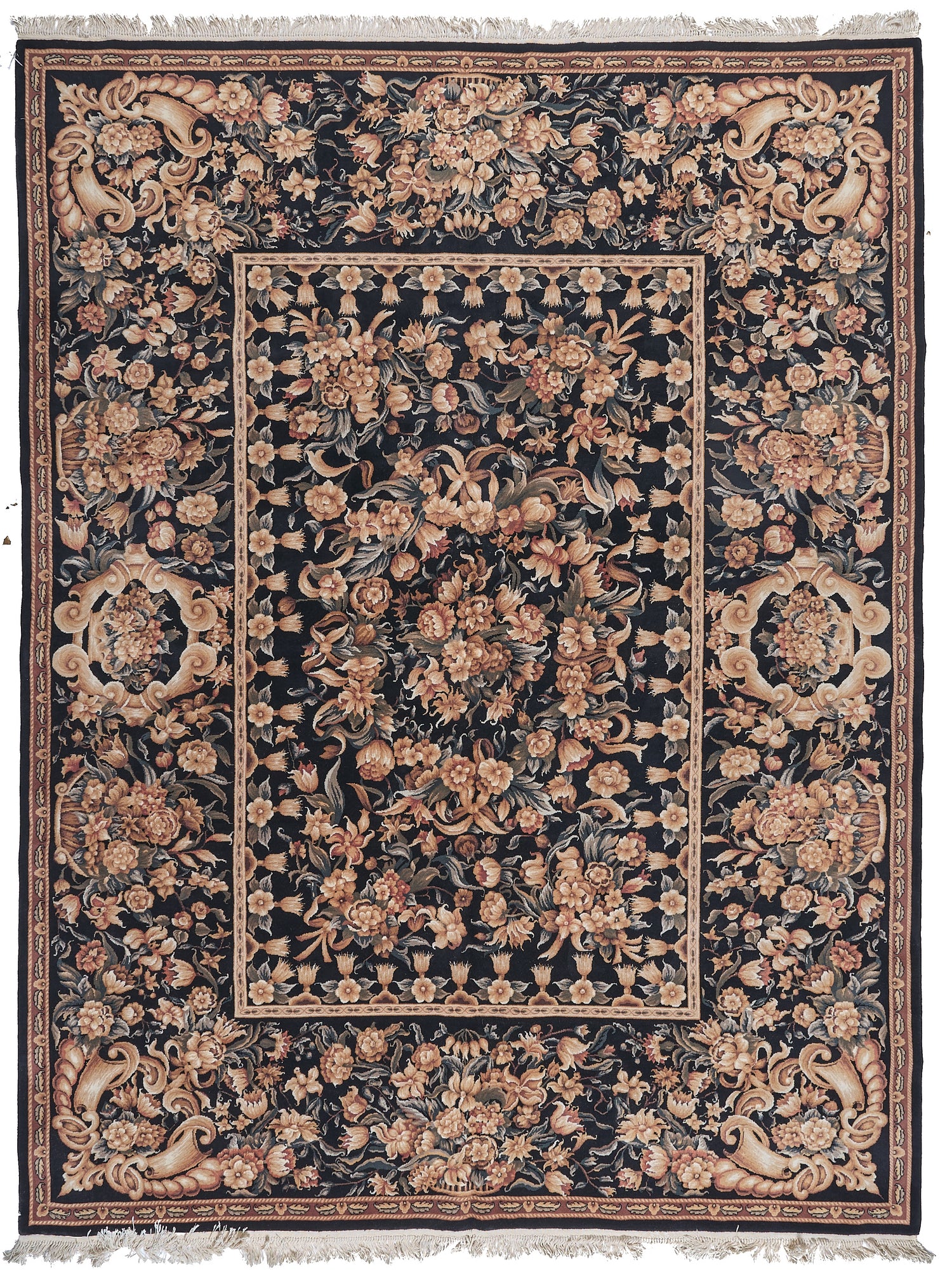 Hand Knotted Savonnerie Carpet 8052