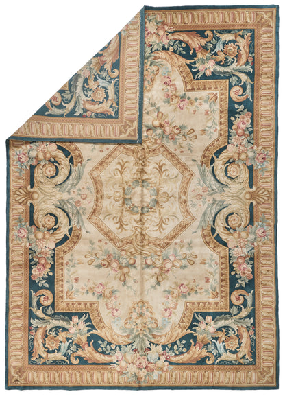 Hand Knotted Savonnerie Carpet 8054