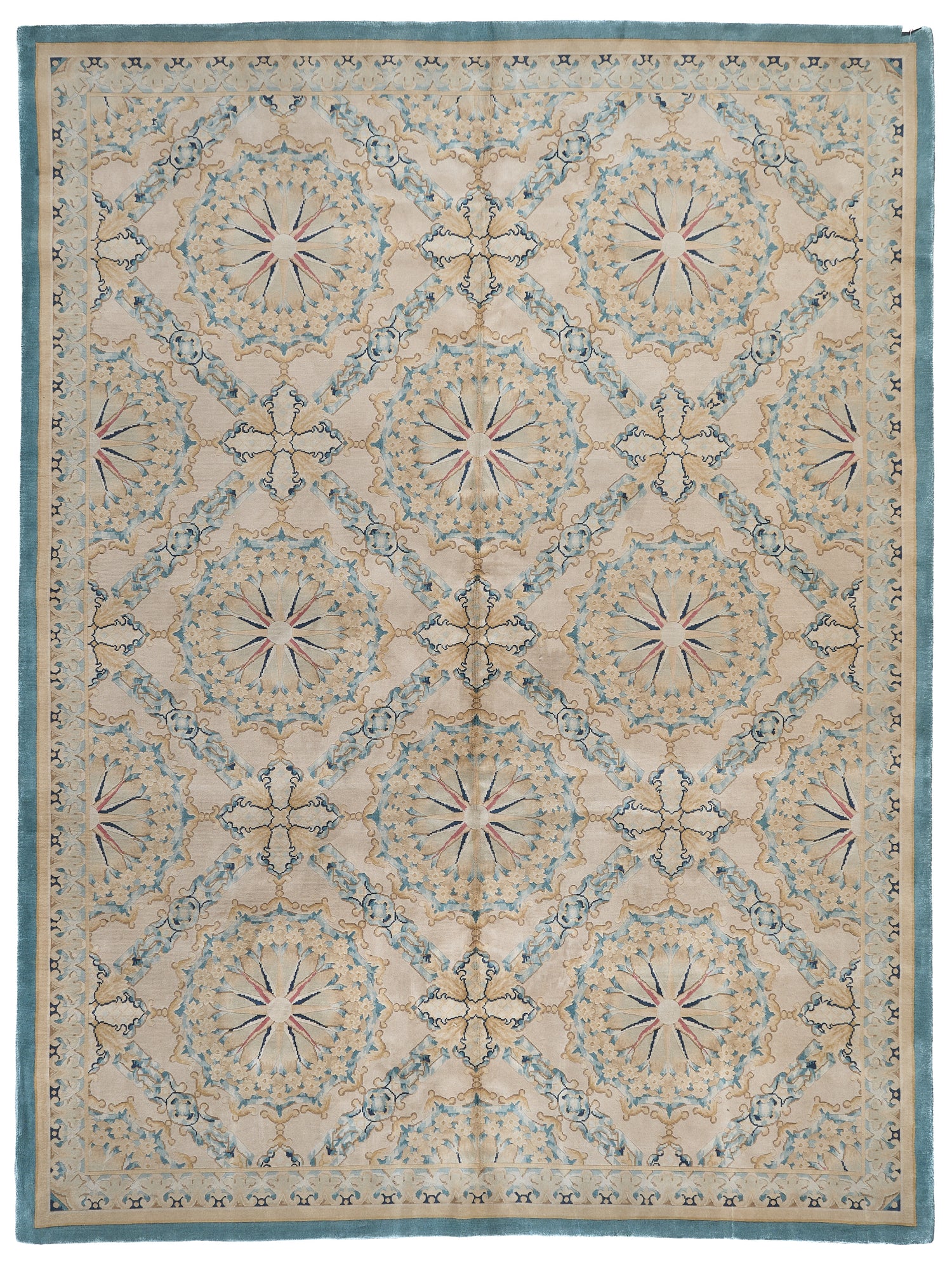 Hand Knotted Savonnerie Carpet 8056