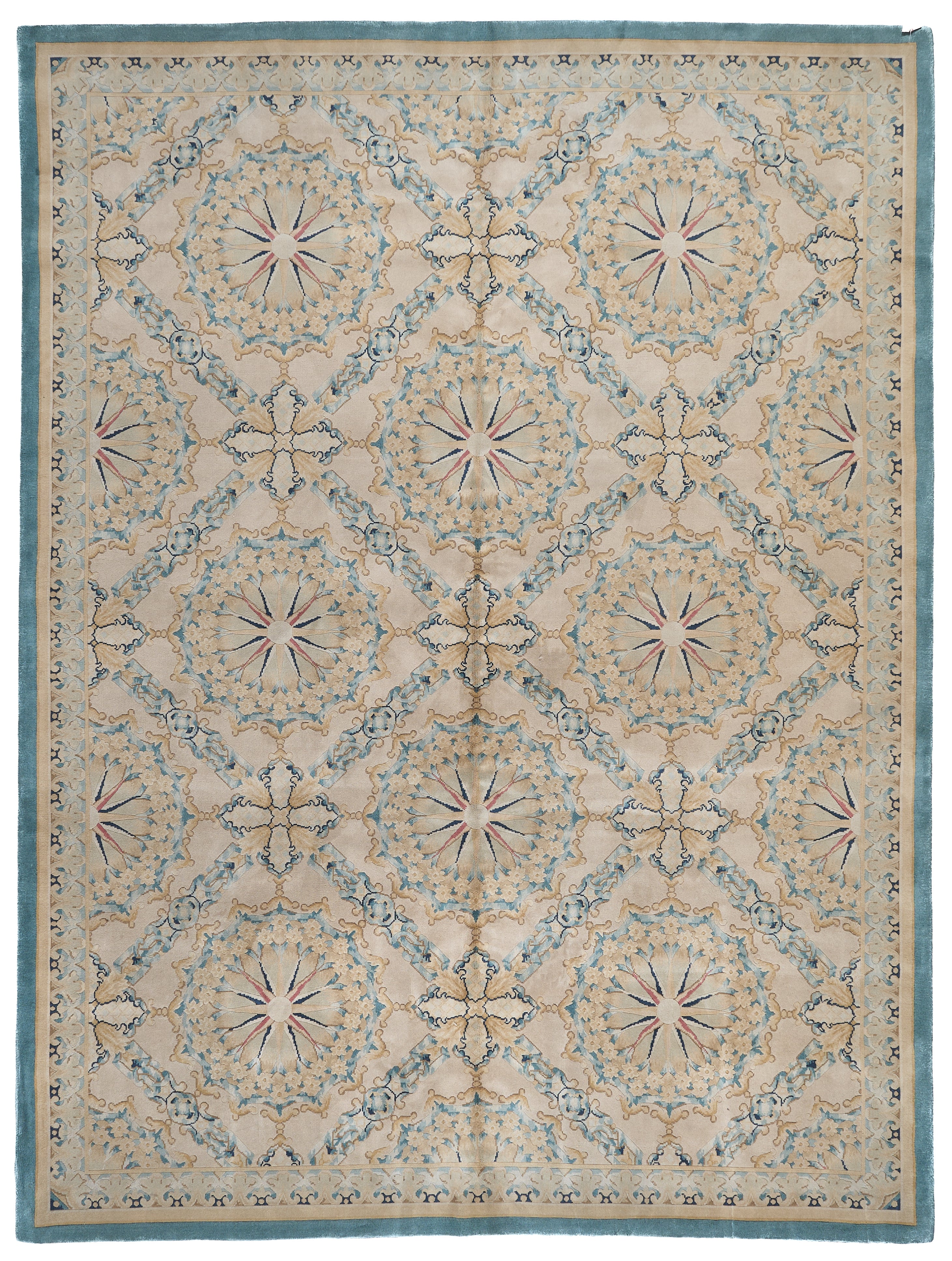 Hand Knotted Savonnerie Carpet 8056