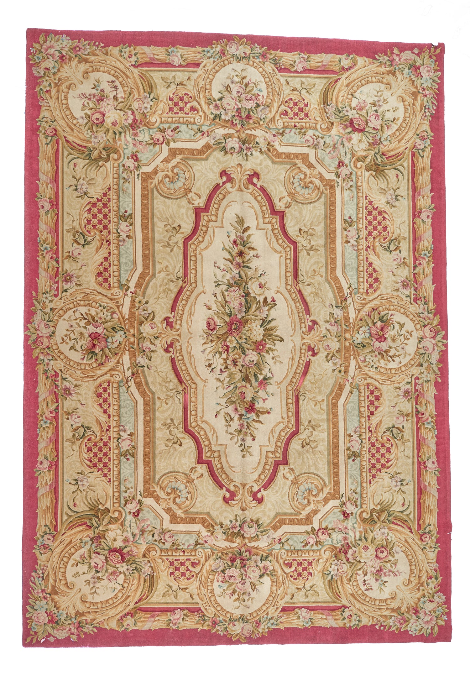 Hand Knotted Savonnerie Carpet 8057