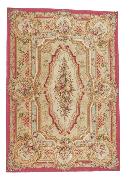 Hand Knotted Savonnerie Carpet 8057