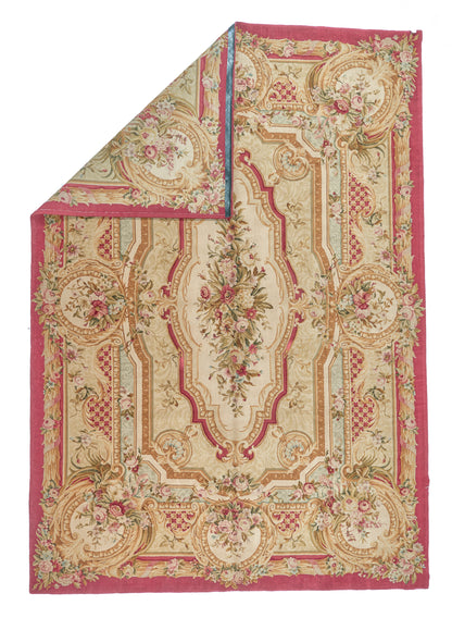 Hand Knotted Savonnerie Carpet 8057
