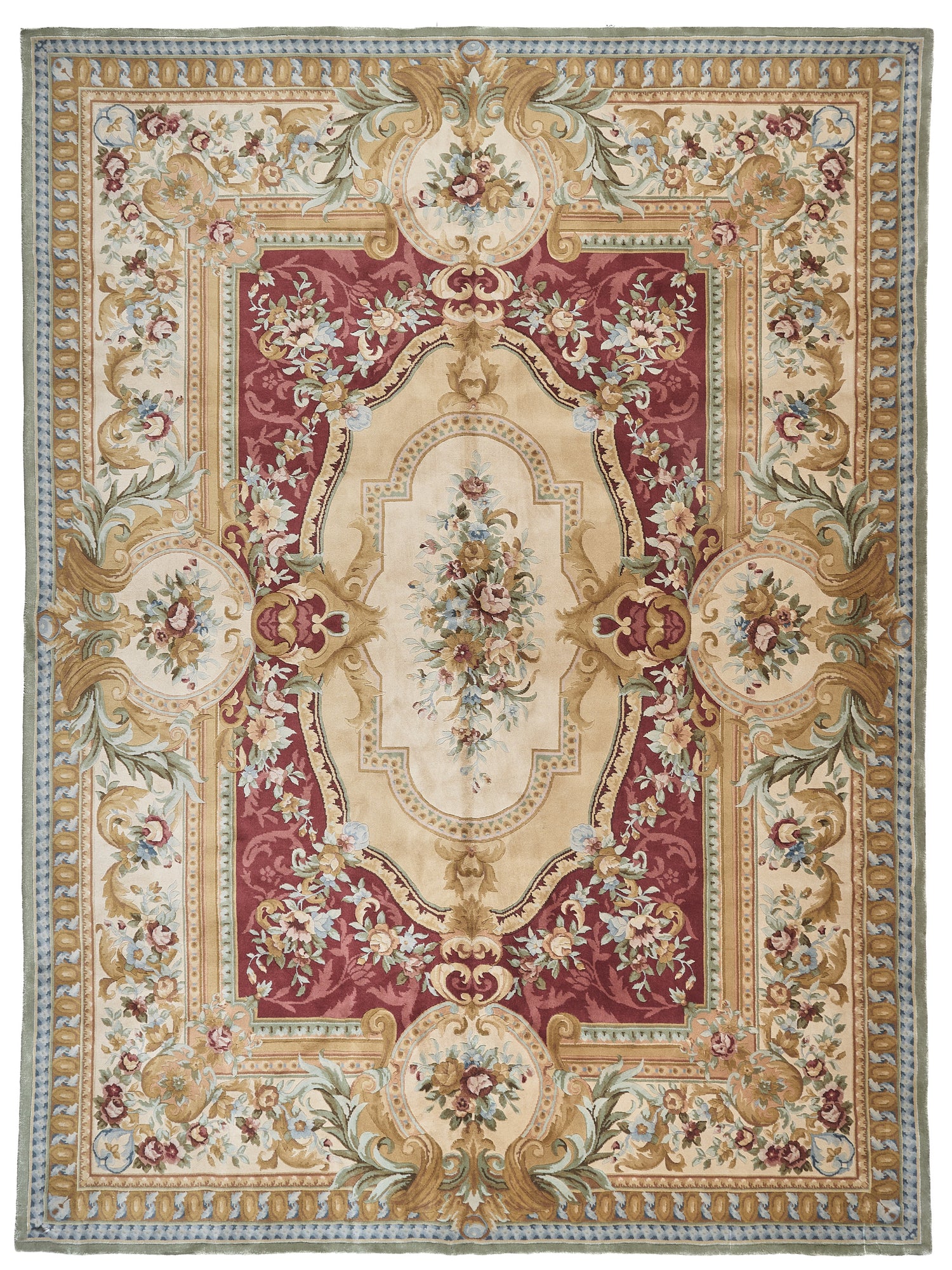 Hand Knotted Savonnerie Carpet 8062