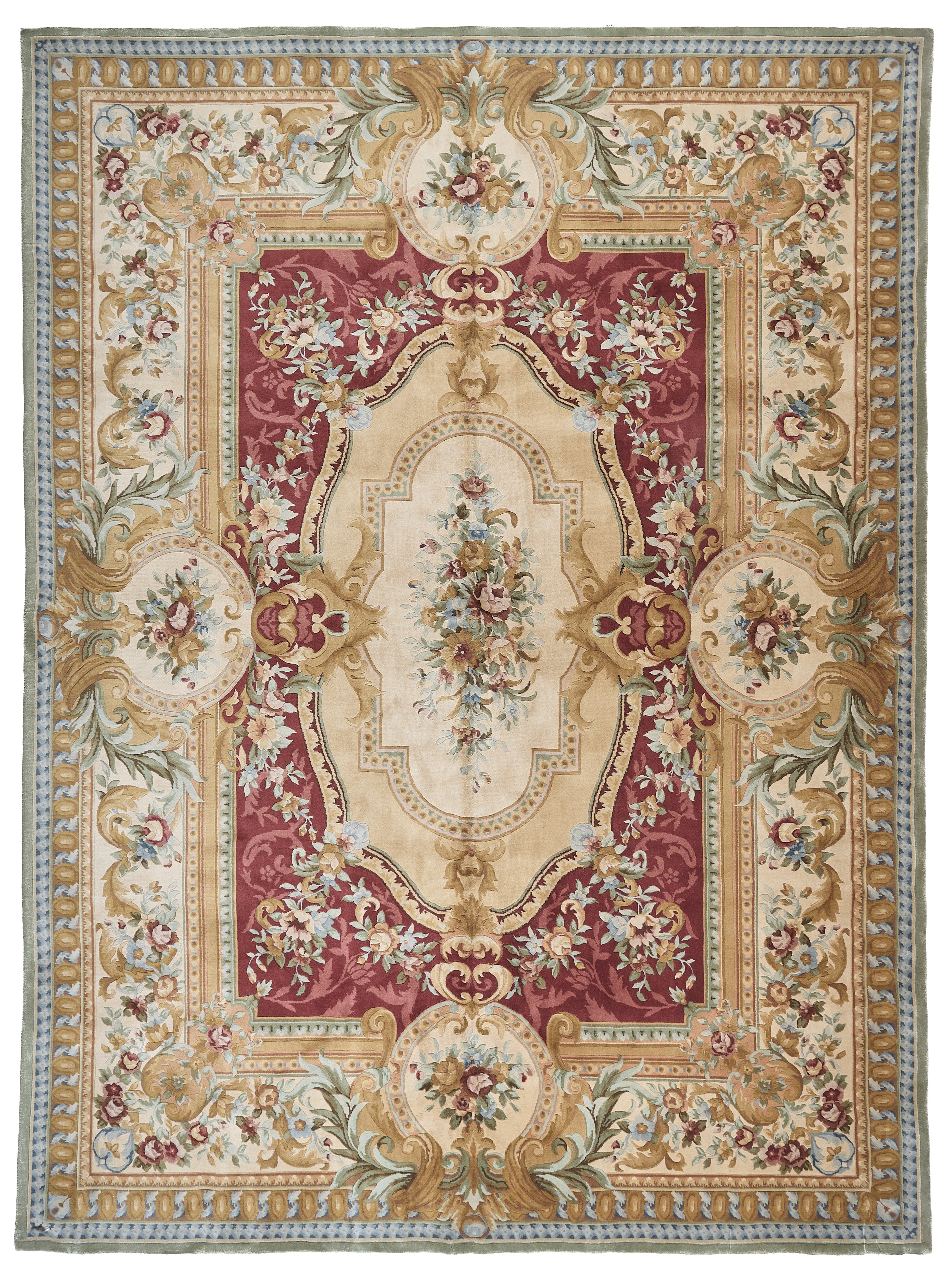 Hand Knotted Savonnerie Carpet 8062