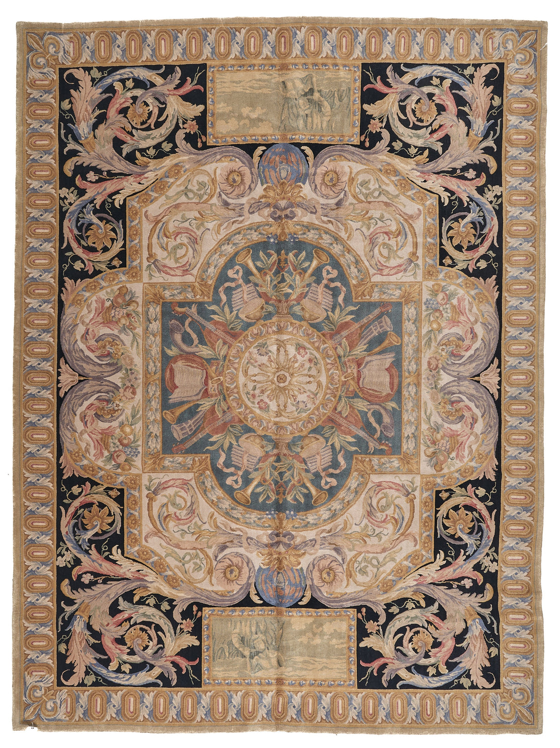 Hand Knotted Savonnerie Carpet 8065