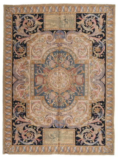 Hand Knotted Savonnerie Carpet 8065