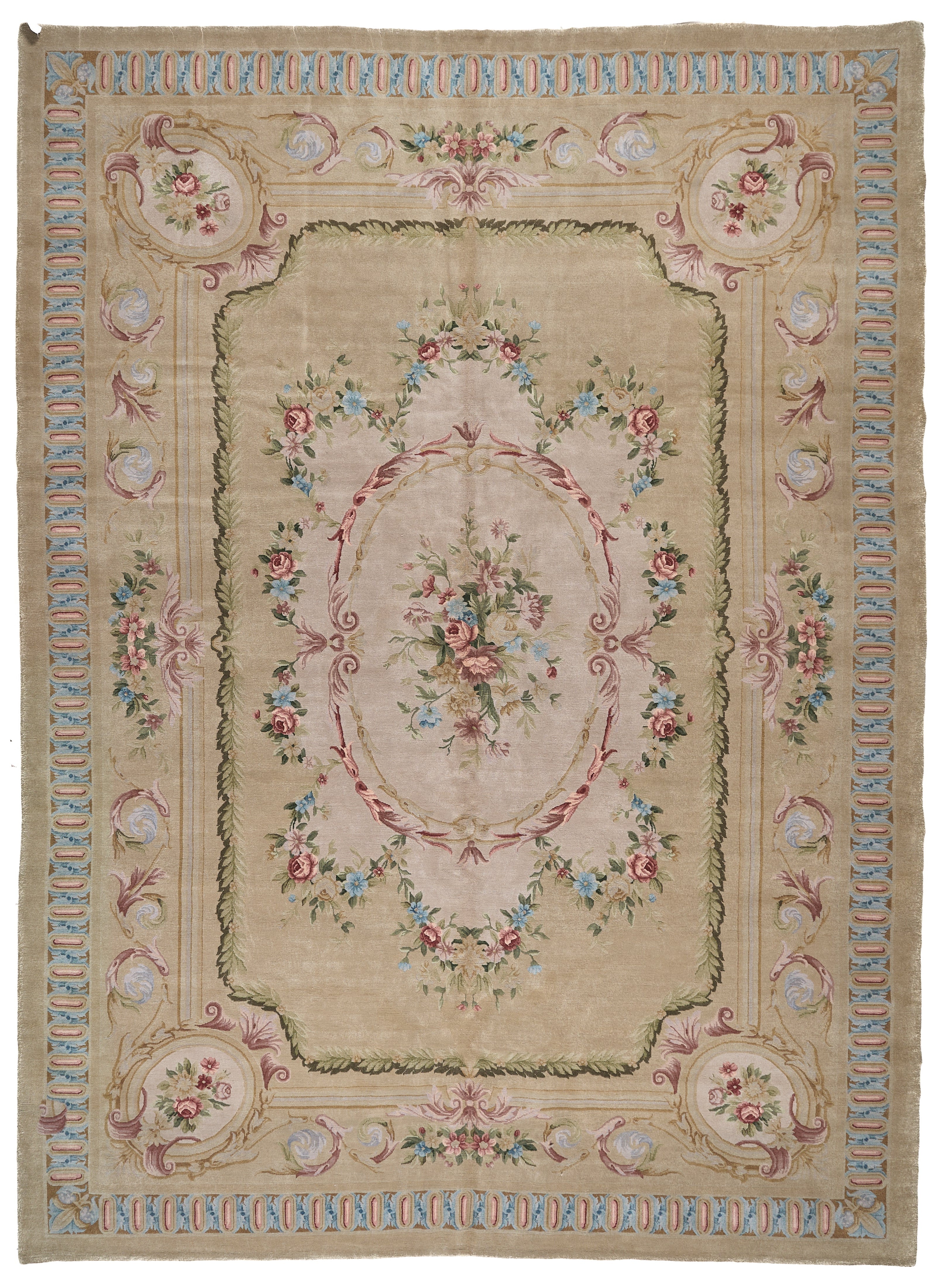 Hand Knotted Savonnerie Carpet 8066