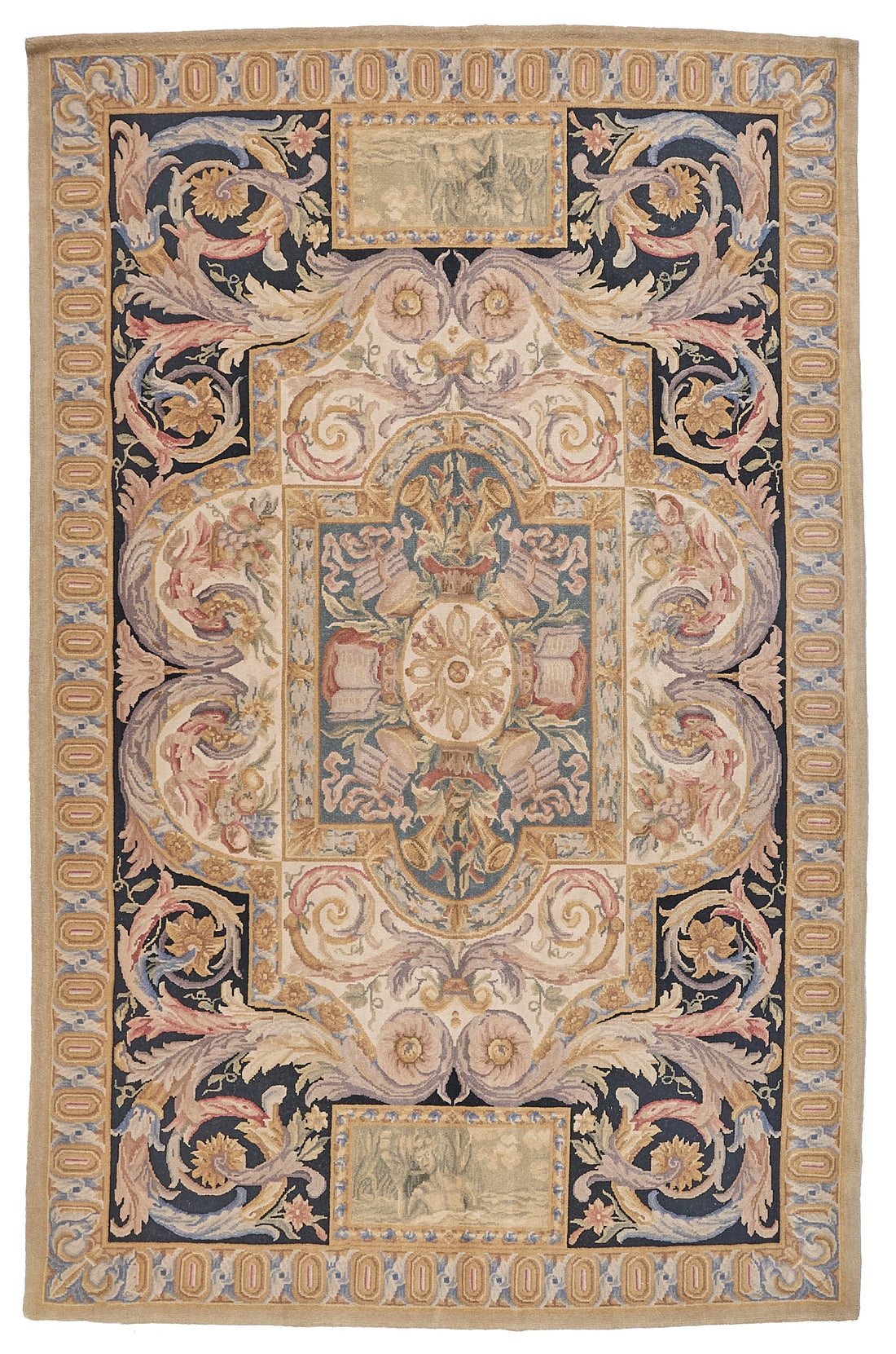 Hand Knotted Savonnerie Carpet 8067