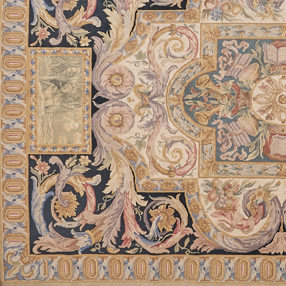 Hand Knotted Savonnerie Carpet 8067