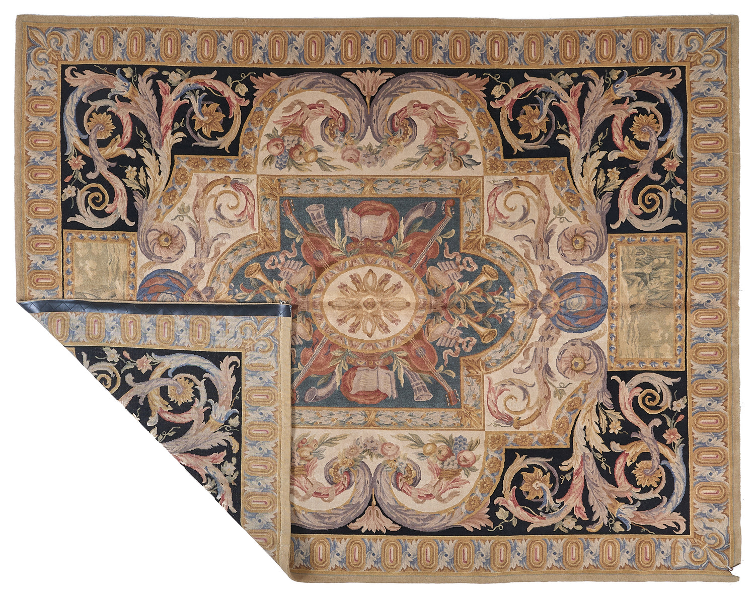 Hand Knotted Savonnerie Carpet 8069