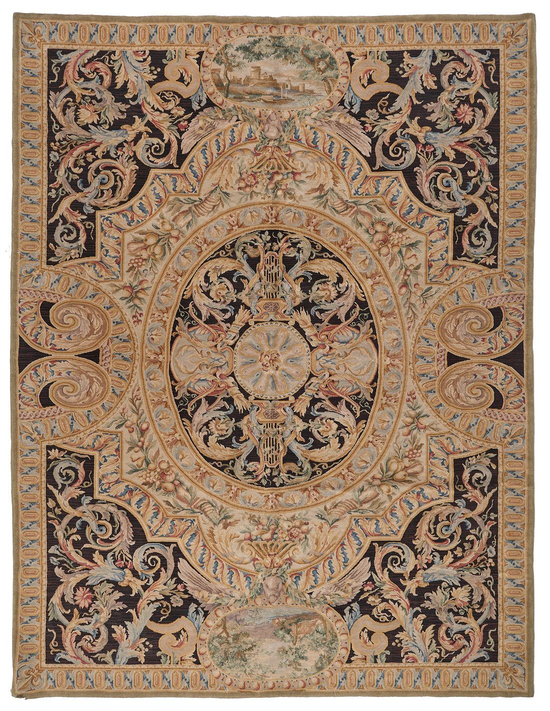 Hand Knotted Savonnerie Carpet 8070