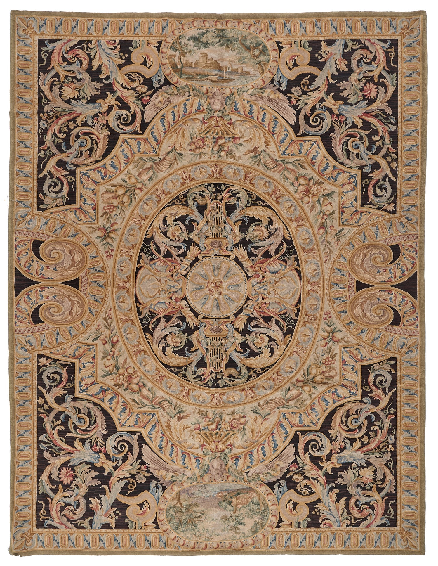 Hand Knotted Savonnerie Carpet 8070