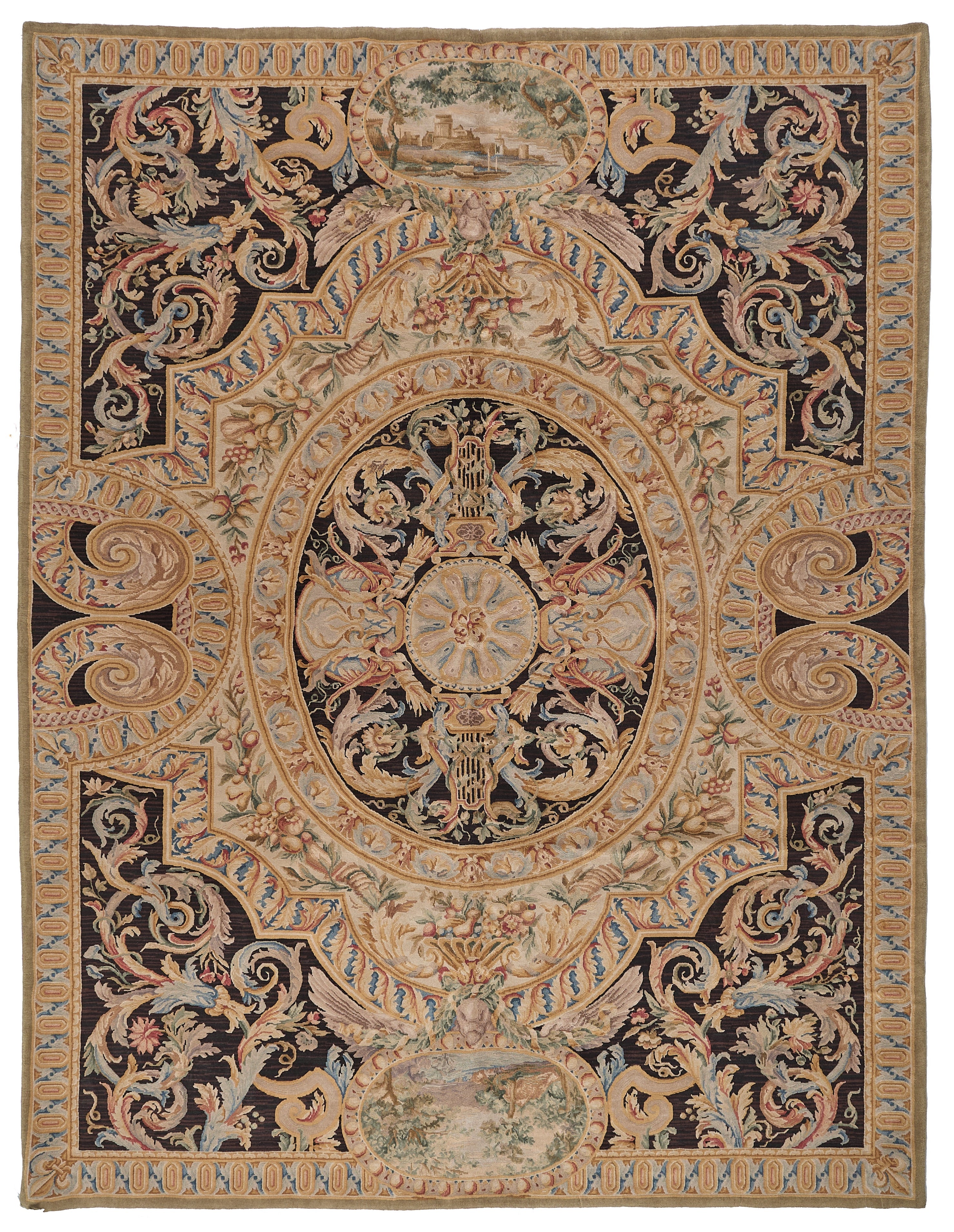Hand Knotted Savonnerie Carpet 8070