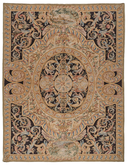 Hand Knotted Savonnerie Carpet 8070