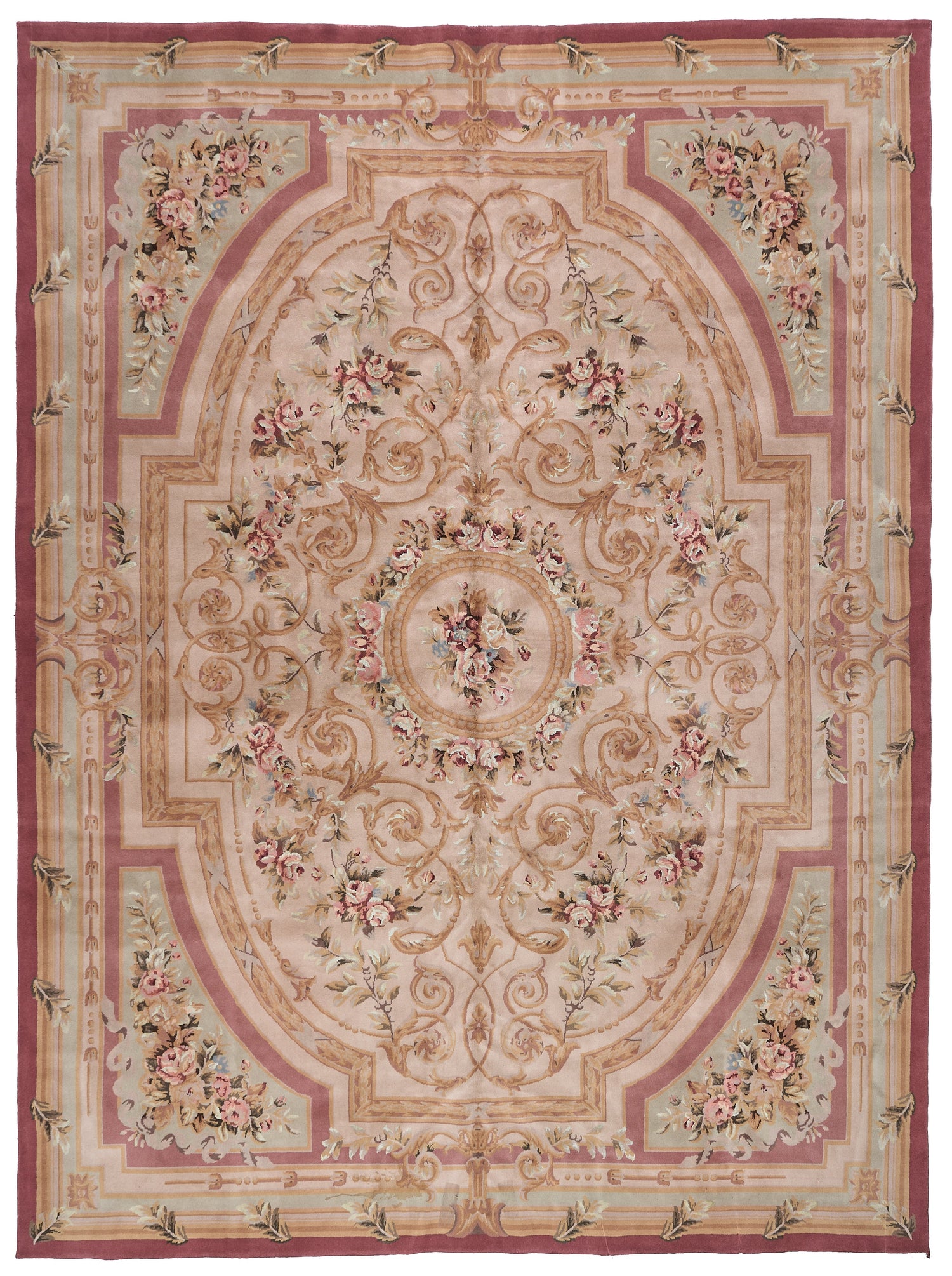 Hand Knotted Savonnerie Carpet 8071