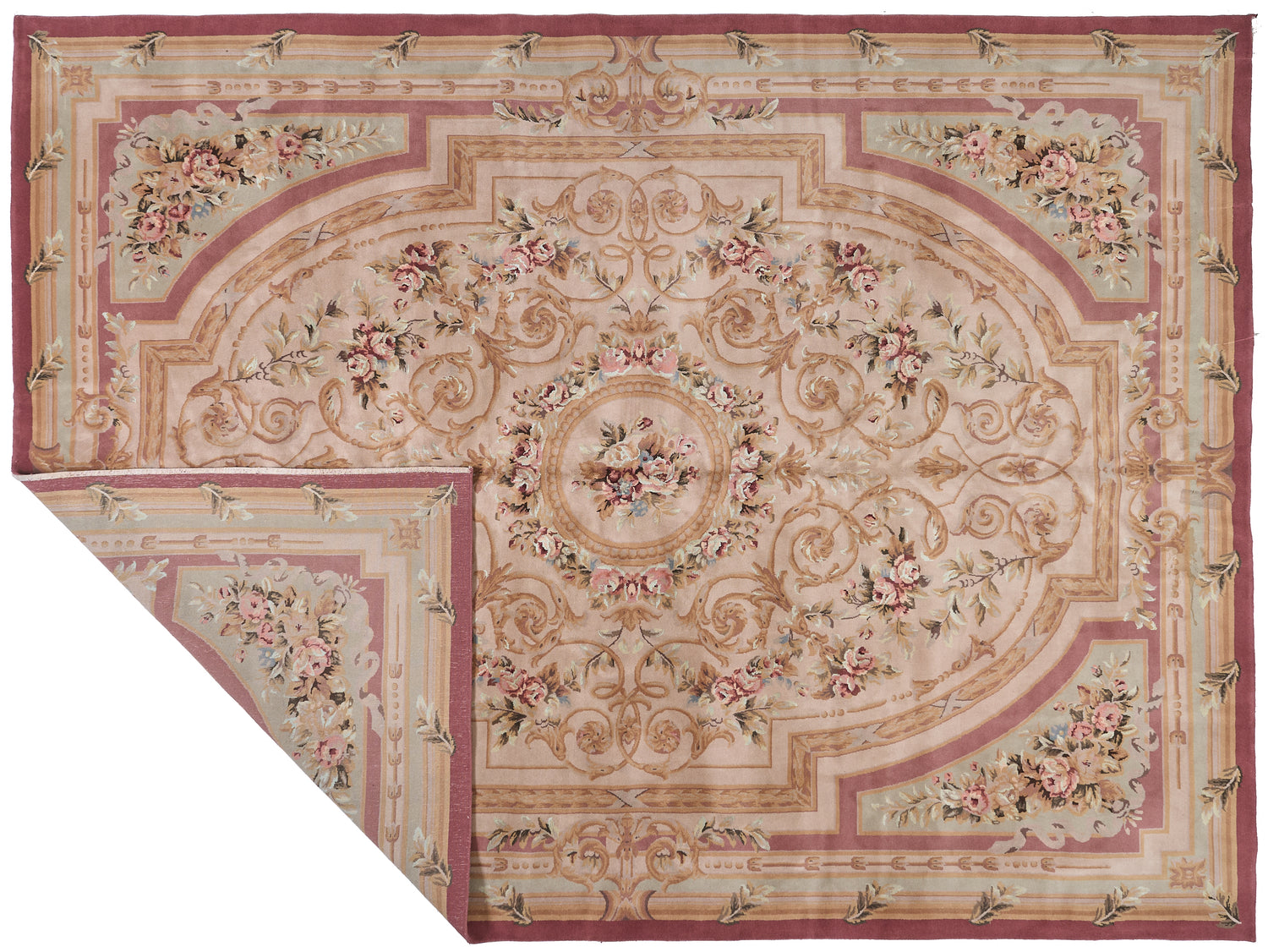 Hand Knotted Savonnerie Carpet 8071