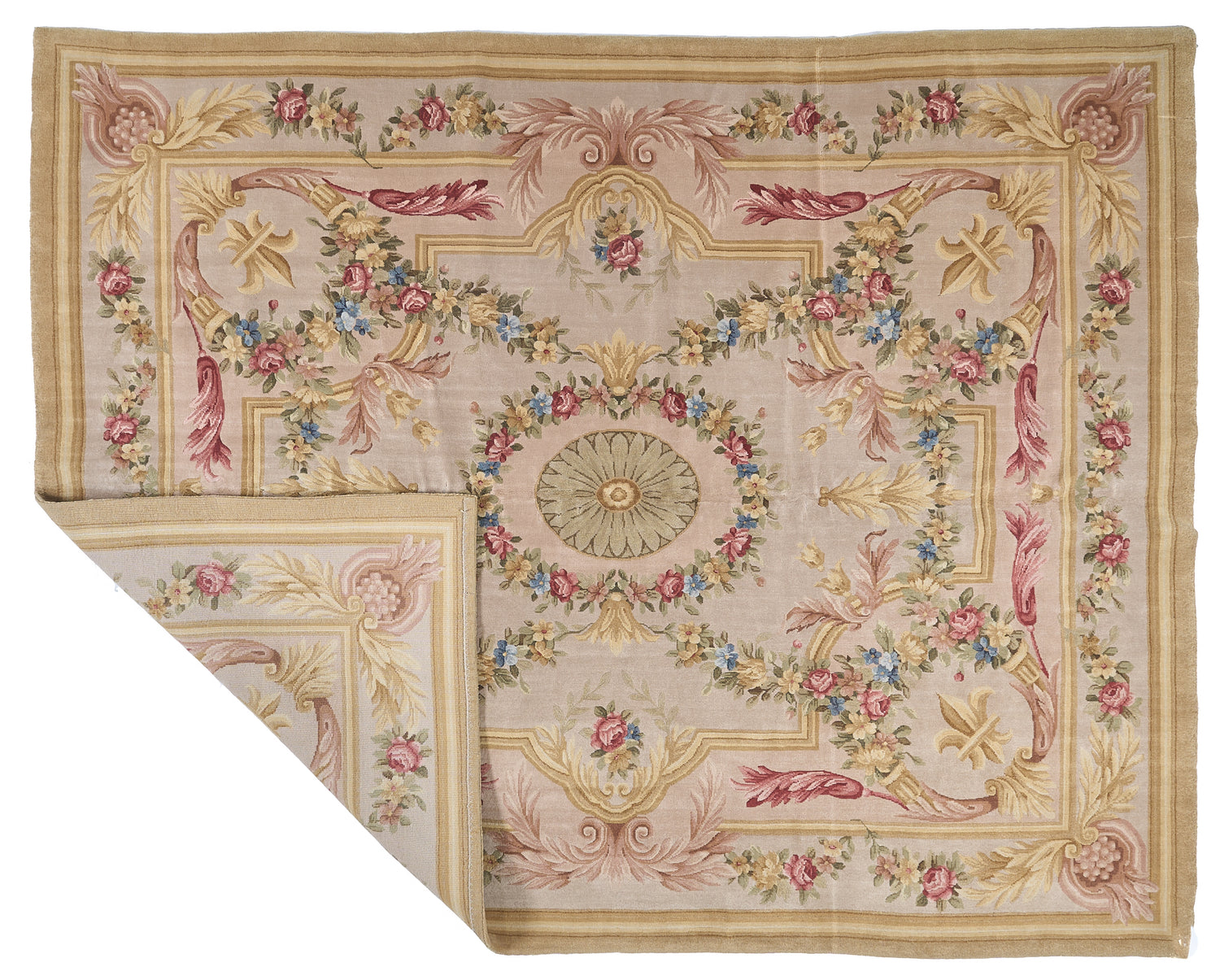 Hand Knotted Savonnerie Carpet 8073