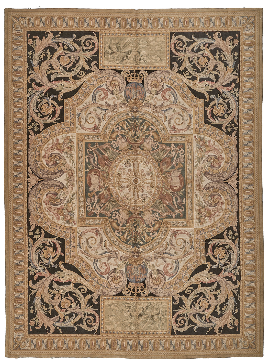 Hand Knotted Savonnerie Carpet 8074
