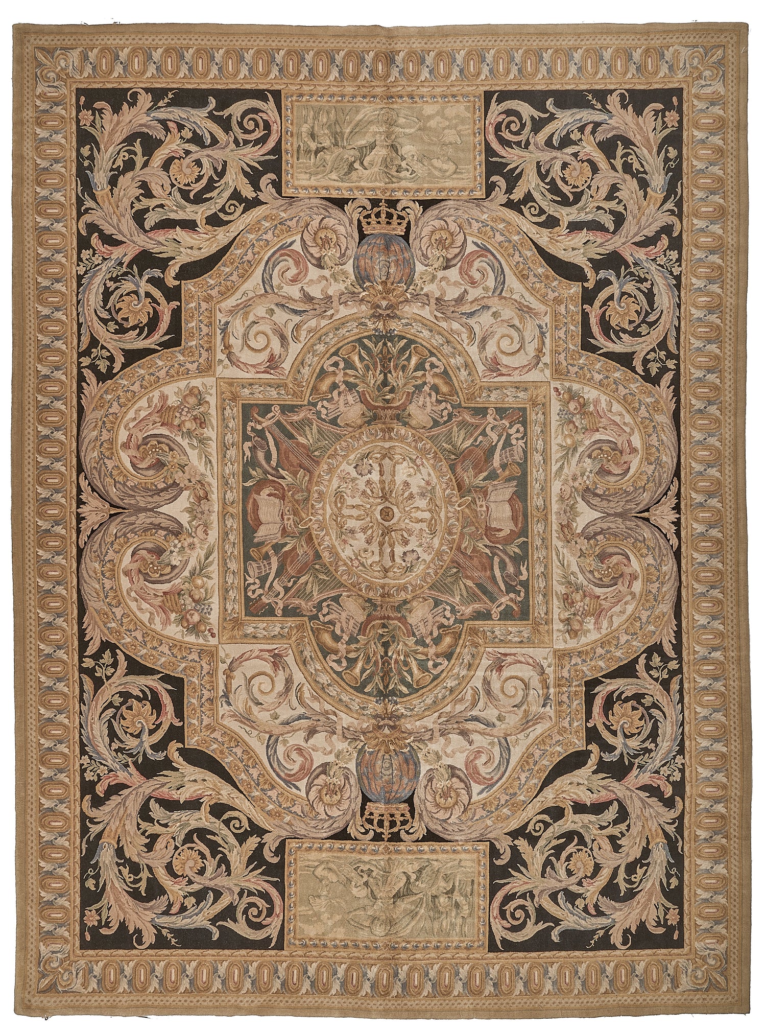 Hand Knotted Savonnerie Carpet 8074