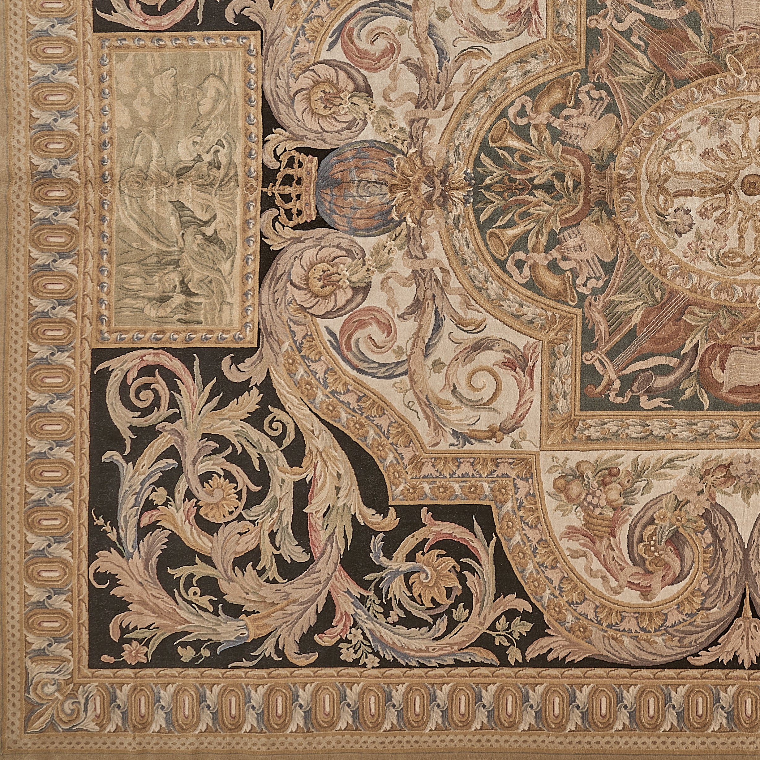Hand Knotted Savonnerie Carpet 8074