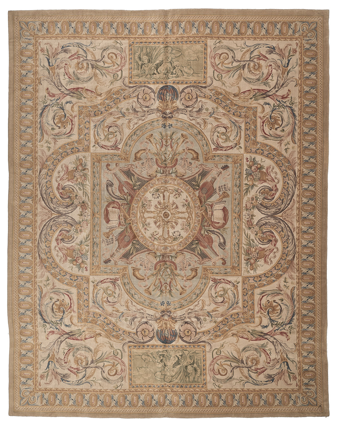 Hand Knotted Savonnerie Carpet 8076