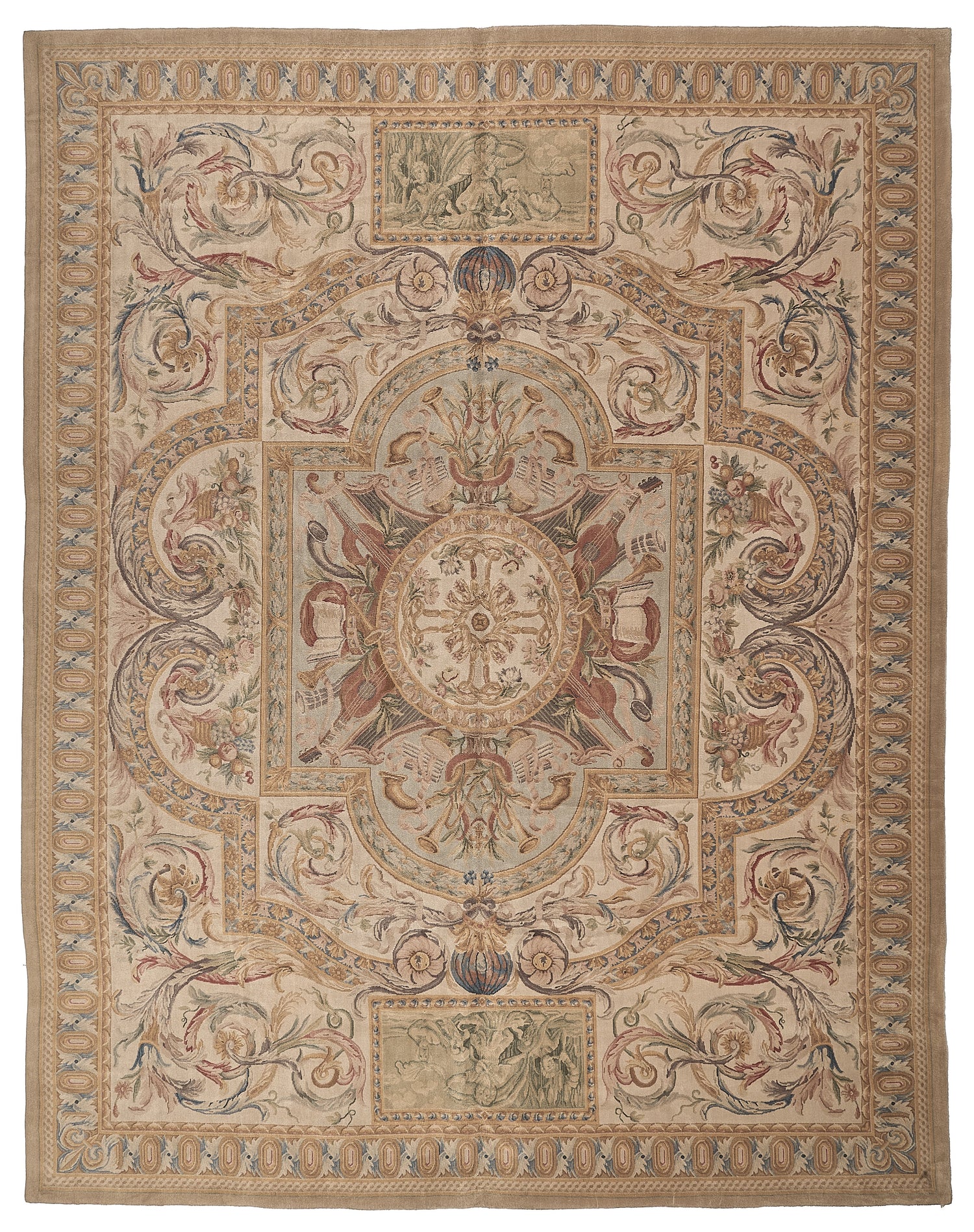 Hand Knotted Savonnerie Carpet 8076