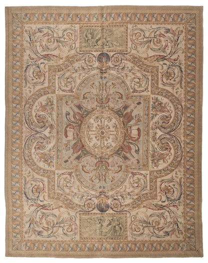 Hand Knotted Savonnerie Carpet 8076