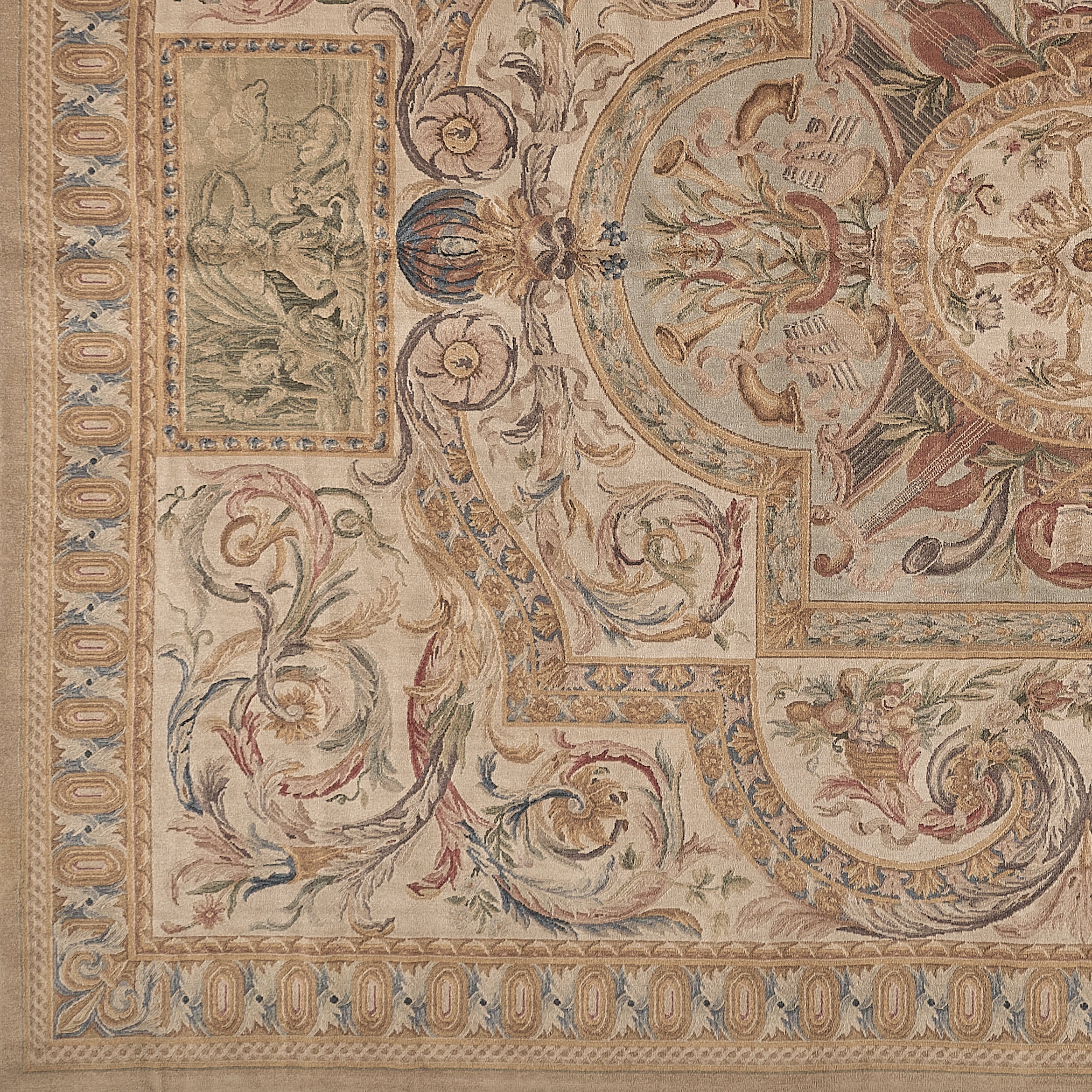 Hand Knotted Savonnerie Carpet 8076